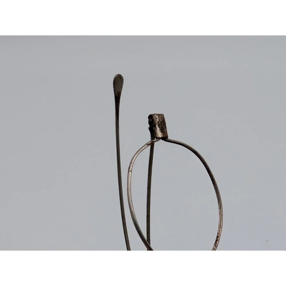 Vintage Metal Wire Rim Round Glasses Nose Rest‎ Bridge Lot of 3